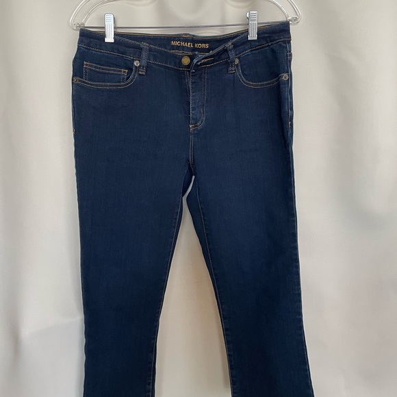 Micheal Kors, 3/4 , dark blue jeans, size 6 - Picture 3 of 3